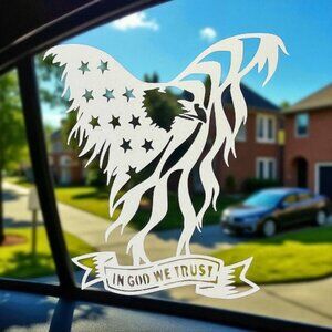 IN GOD WE TRUST VINLY FOR CAR